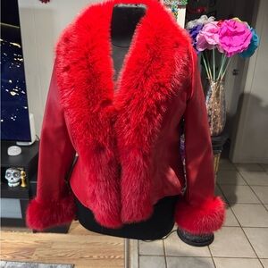Beautiful red jacket!